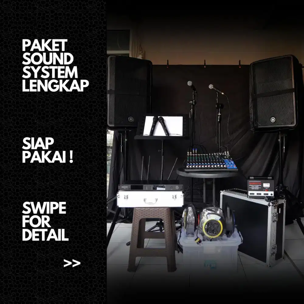 Jual sound system full set