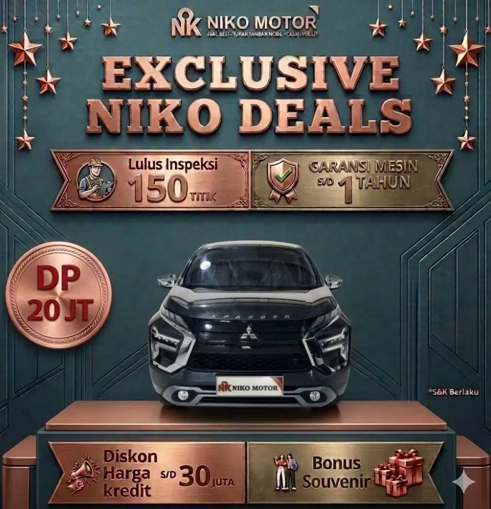 (ANTIK KM36RB) NEW XPANDER SPORT FACELIFT 2021/2022 MT :2023