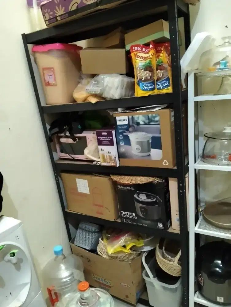 Rak sekat papan 5 susun