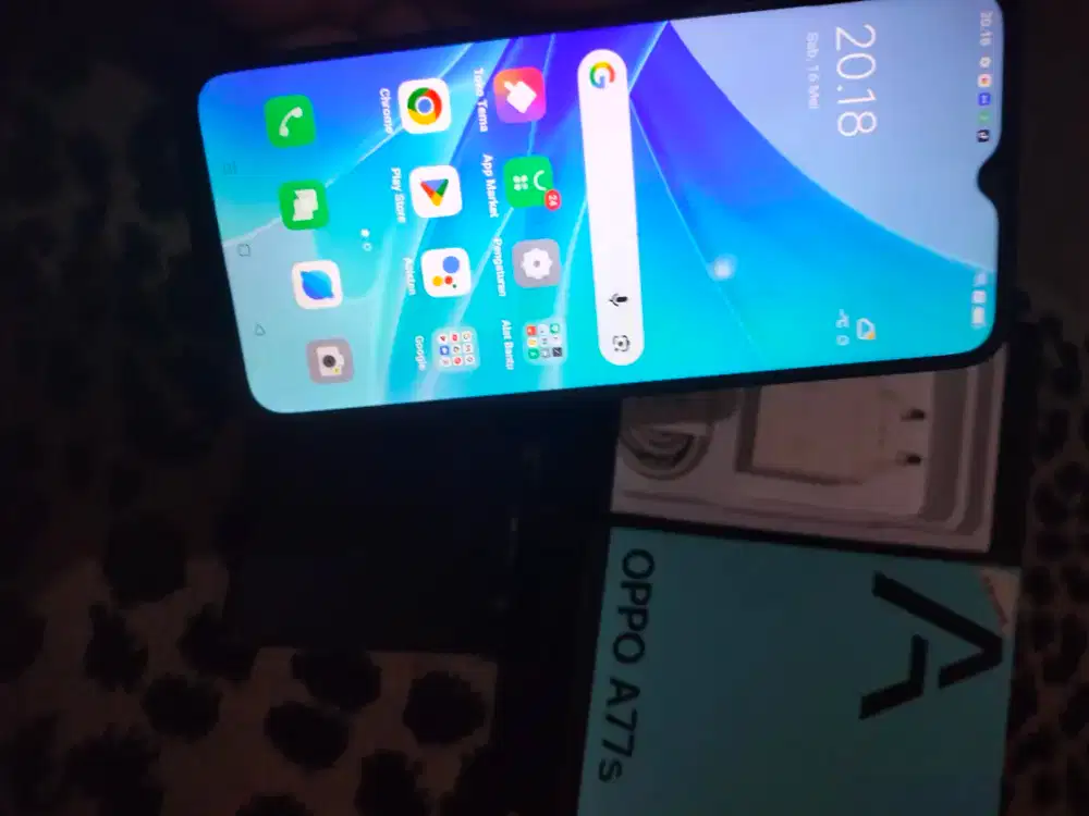Oppo A77S (8+4/128) segel lkp mulus no minus.paas