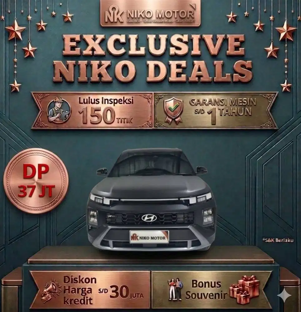 (SPT BARU KM1RB) CRETA NLINE/N-LINE TOP 2025 AT :2024