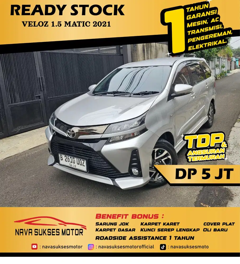 TDP 5 JUTA - VELOZ 1.5 2021