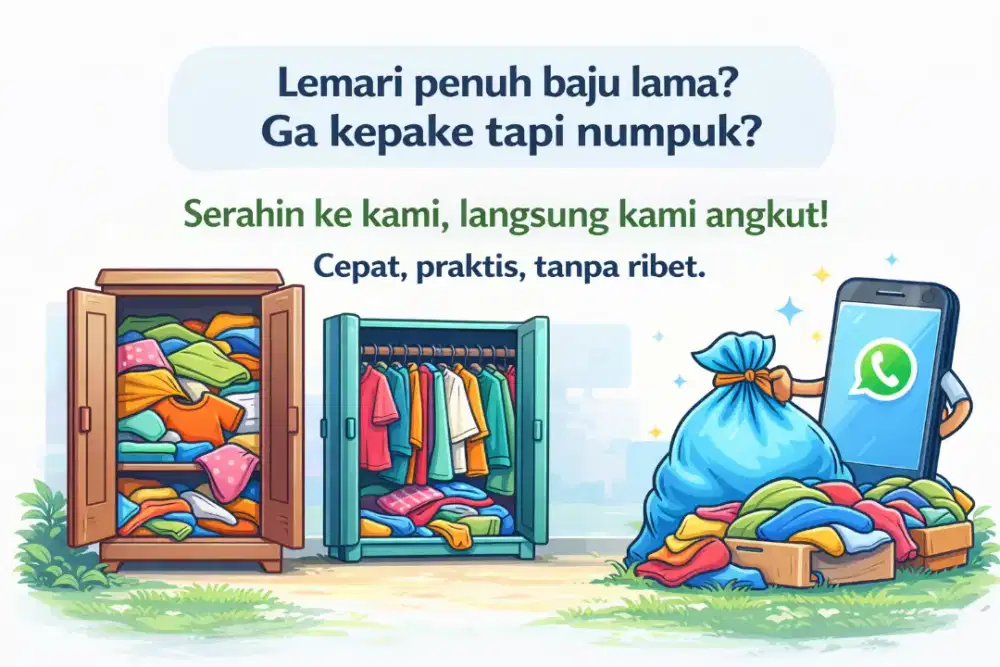 Buang baju bekas