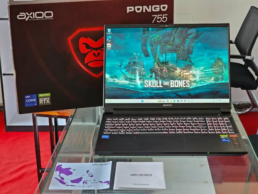 AXIOO PONGO 755 intel Core i7 Gen 13 Ram 16 GB SSD 512 GB Nvidia RTX 5