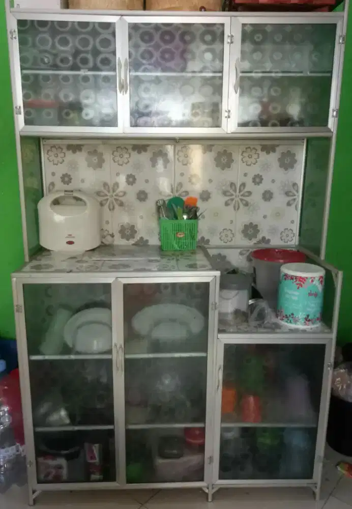 Dijual Cepat - Rak Piring Kaca BONUS Sandwich Toaster