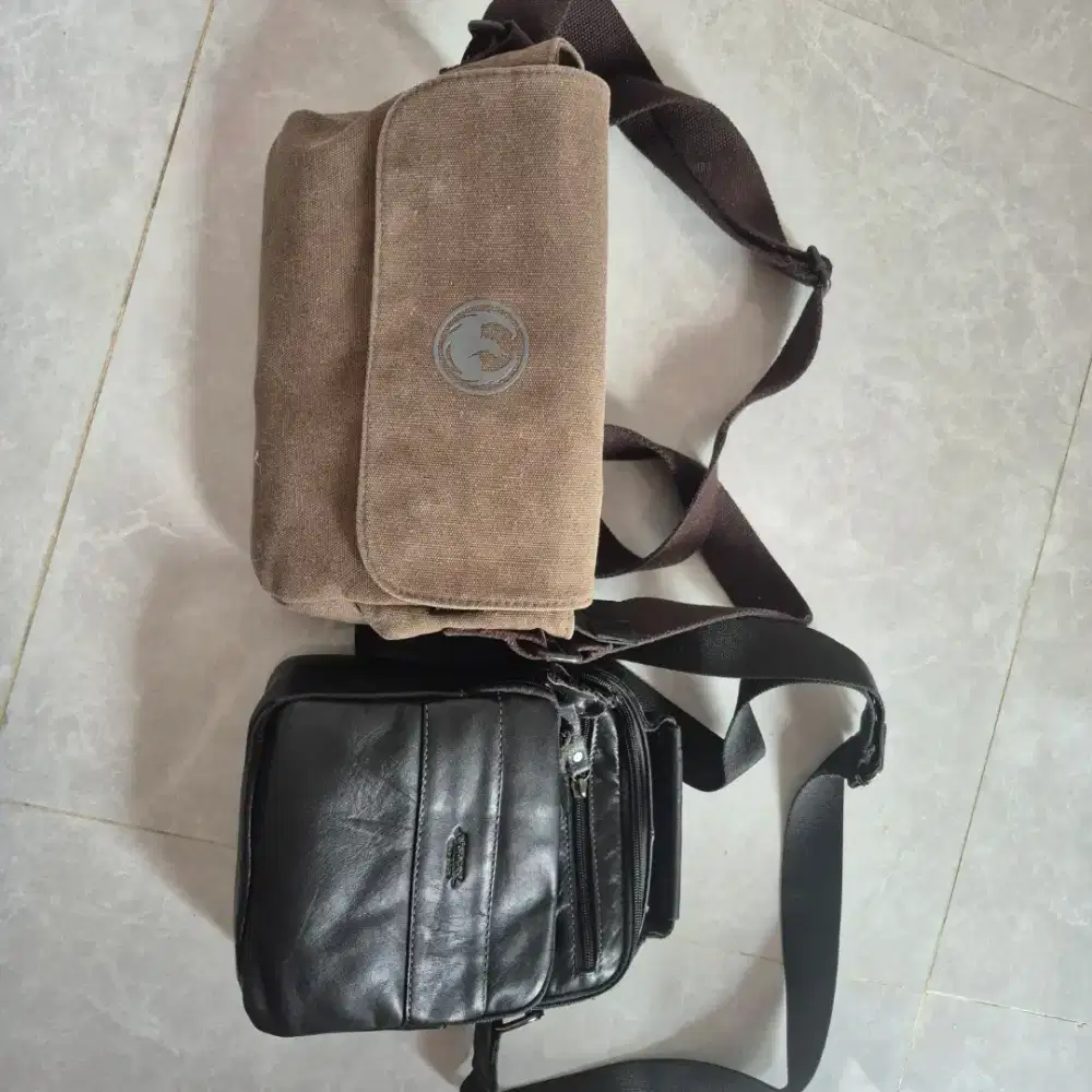 Jual 2 tas pria selempang