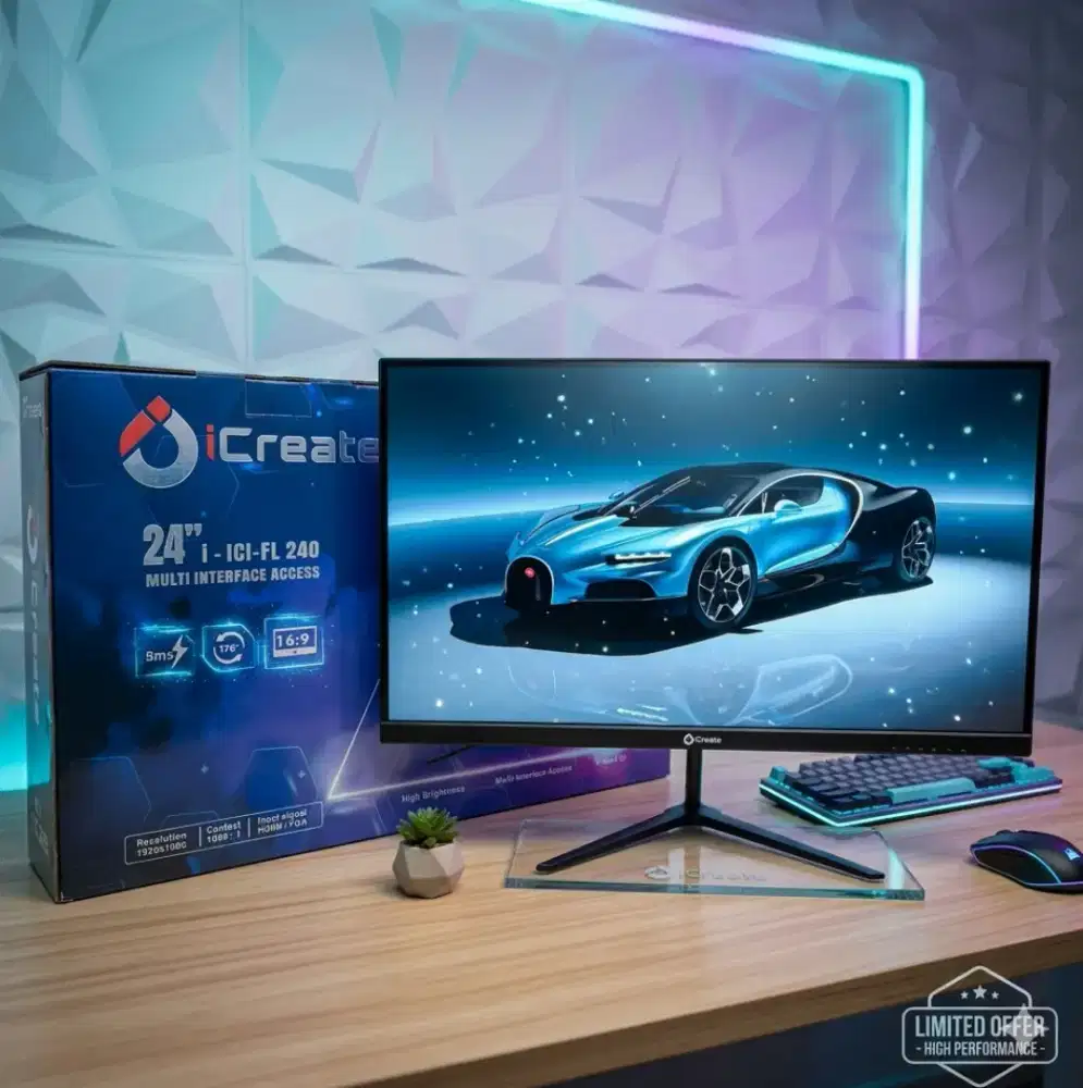 LED Monitor iCreate 24 Frame Less