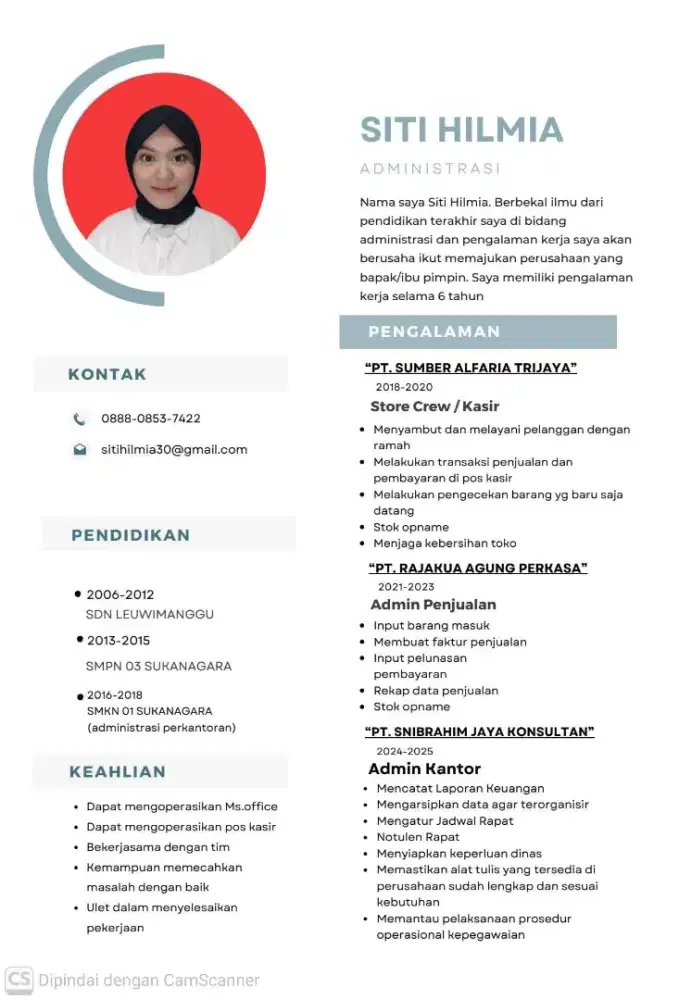 Mencari Pekerjaan Admin/Kasir