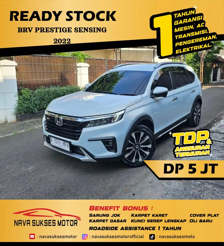 TDP 5 JUTA - BRV PRESTIGE SENSING 2022