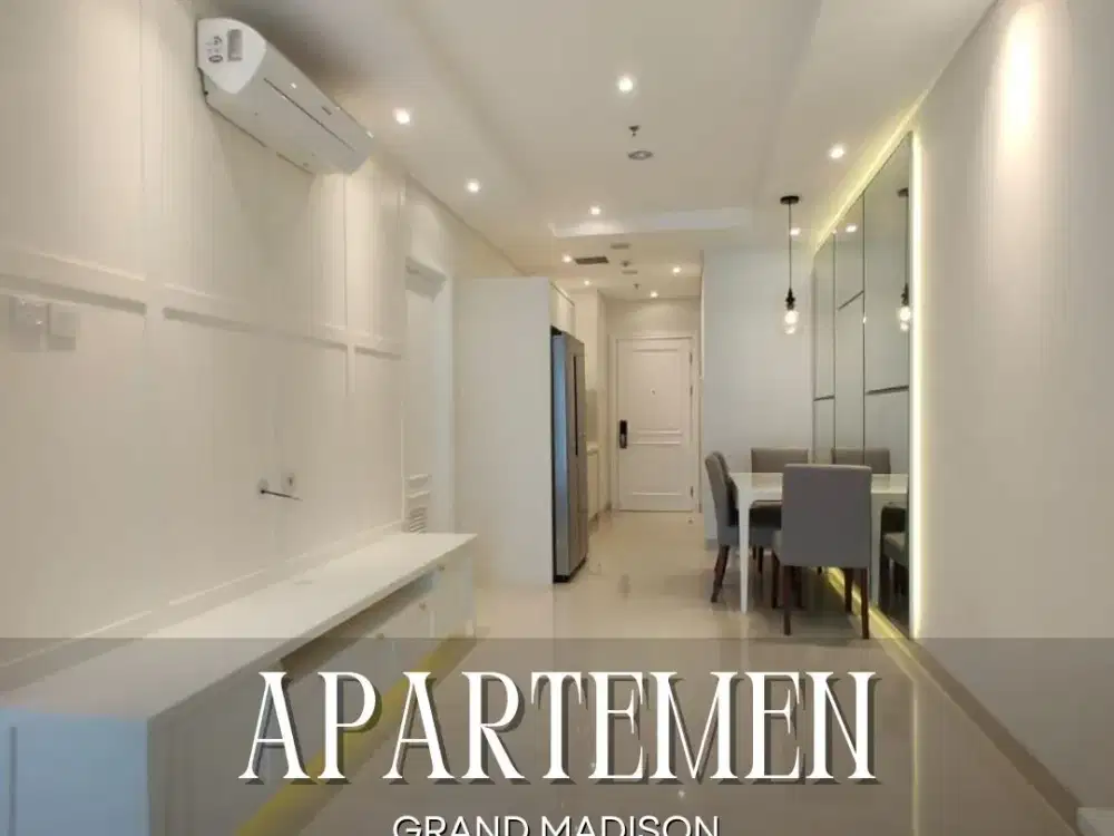 DIJUAL CEPAT APARTEMEN GRAND MADISON 2+1BR VIEW CITY DI JAKARTA BARAT