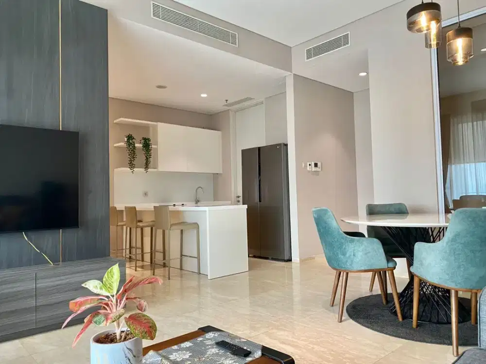DIJUAL APARTEMENT SAUMATA ALAM SUTERA 2BR FULL FURNISHED