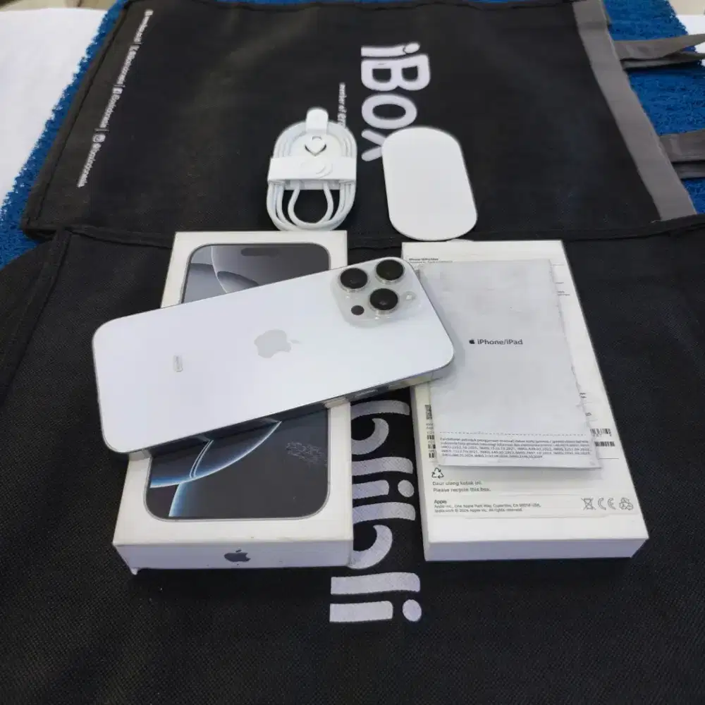 Iphone 16 Pro Max 512gb resmi iBox 99% like new BH 98% CC 111