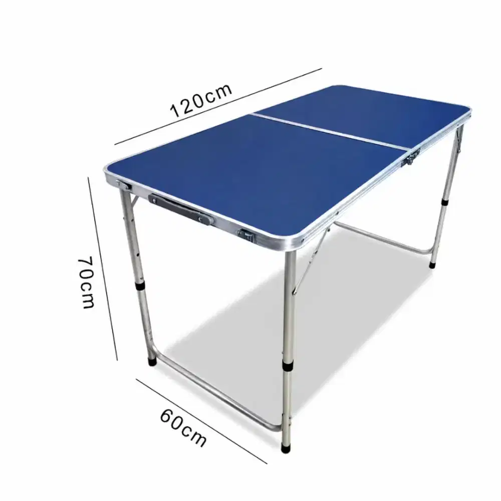 FREE ONGKIR!! MEJA LIPAT PORTABEL ELEGAN BERBAHAN ALUMINIUM YANG KOKOH