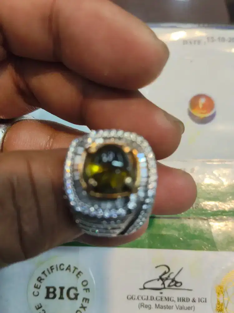 Batu Alexandrite Clystoberil Cat eyes