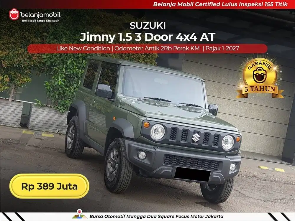 [ KM ANTIK 2RB ] Suzuki Jimny 1.5 3 Door 4x4 AT 2023/2024