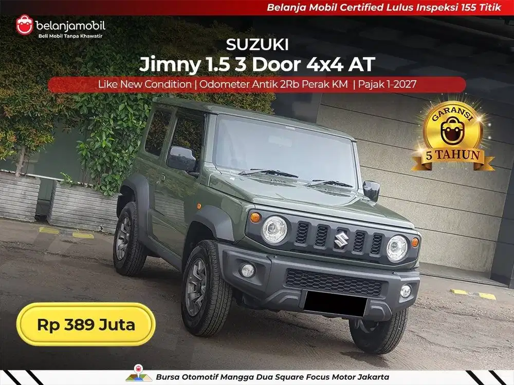 [ KM ANTIK 2RB ] Suzuki Jimny 1.5 3 Door 4x4 AT 2023/2024