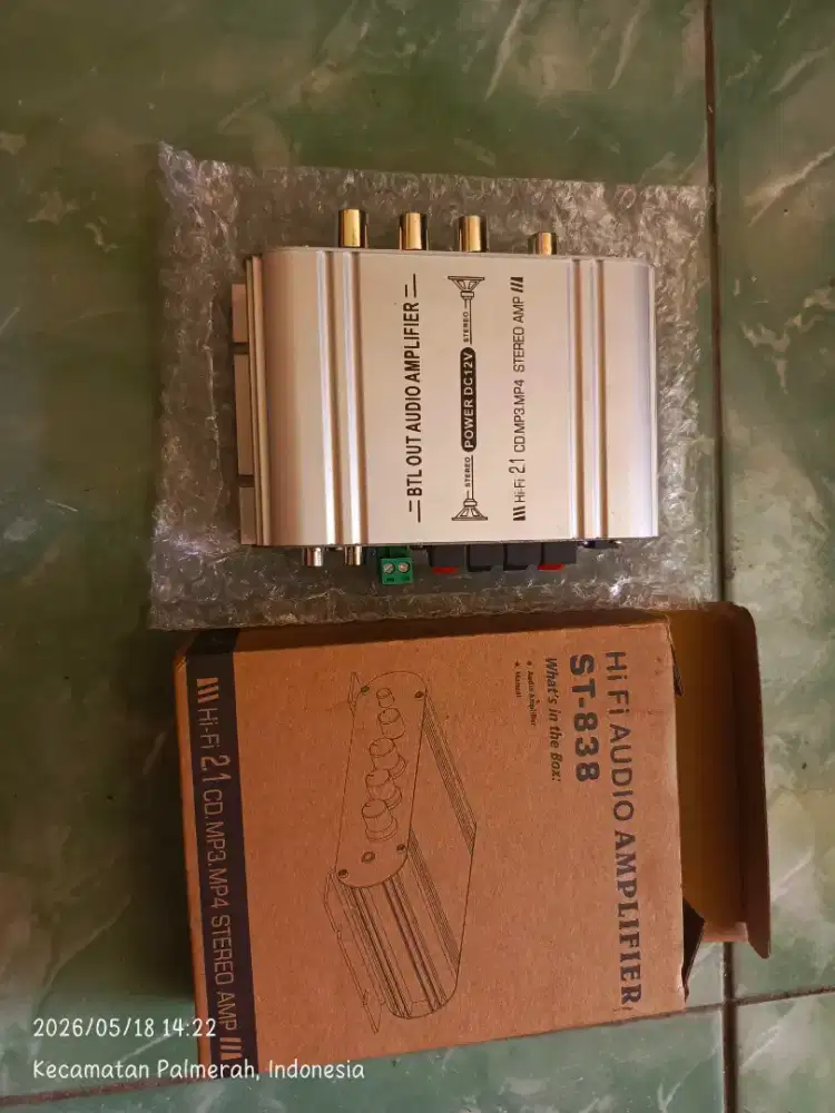 Amplifier mini barang baru belum dipakai