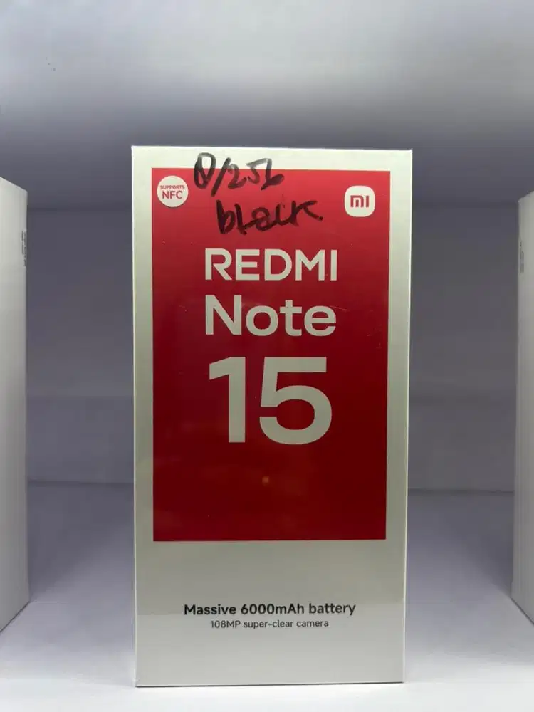msi Redmi note 15 Ram 8/256gb baru garansi resmi nasional