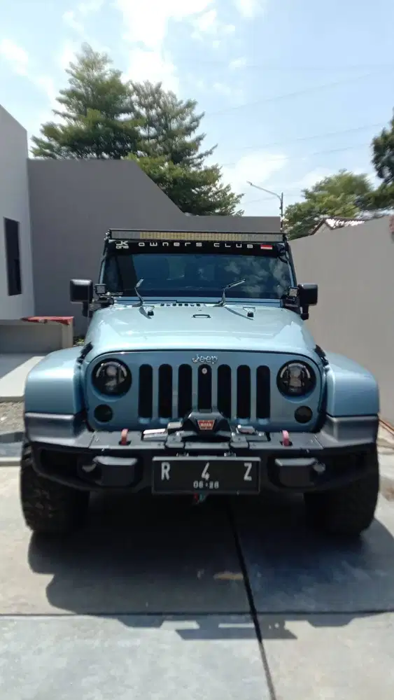 Jeep Wrangler Sahara Artic 2012 Biru Blue 2011 2013 Wrangler Sahara