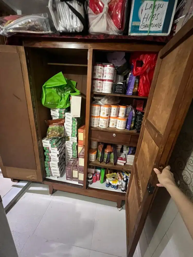 Lemari jati 2 pintu
