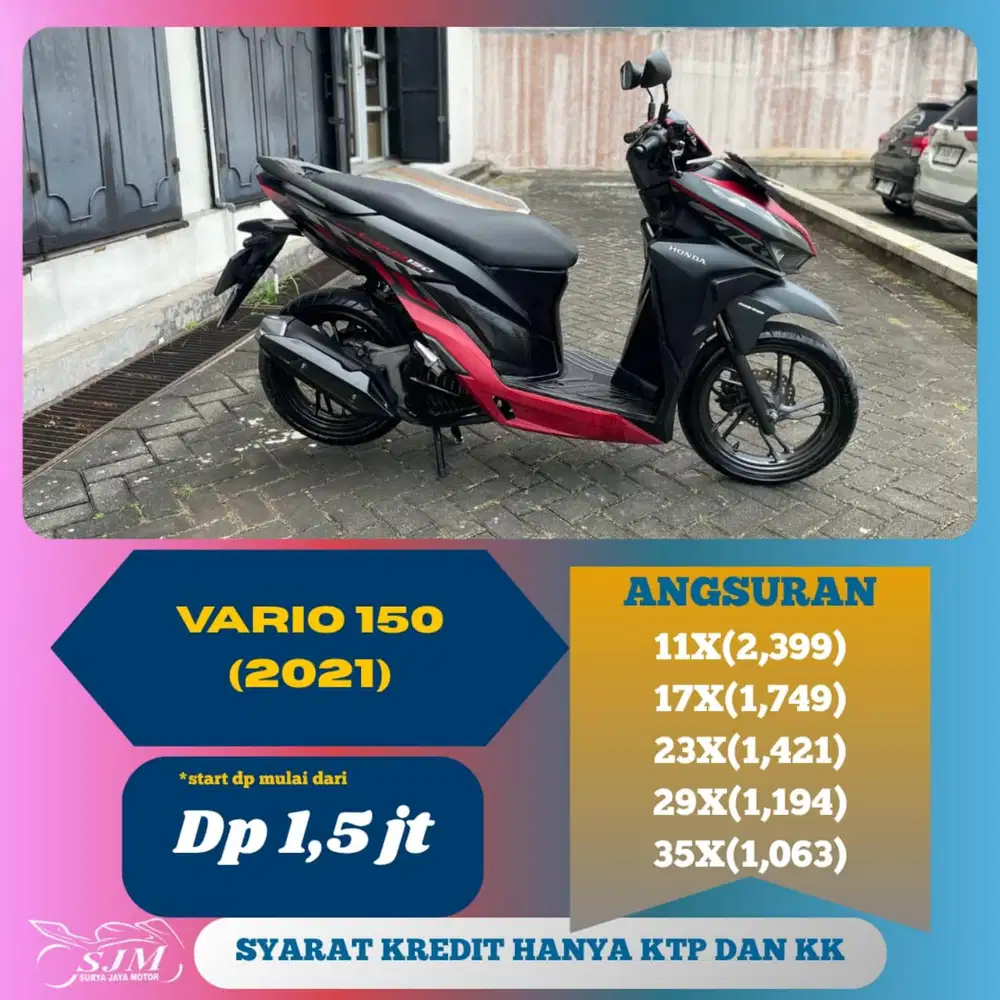 HONDA VARIO 150 2021 CASH & KREDIT