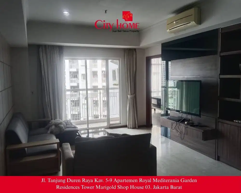 Disewakan Murah Apartemen 2 Kamar di Royal Mediterania Gaarden