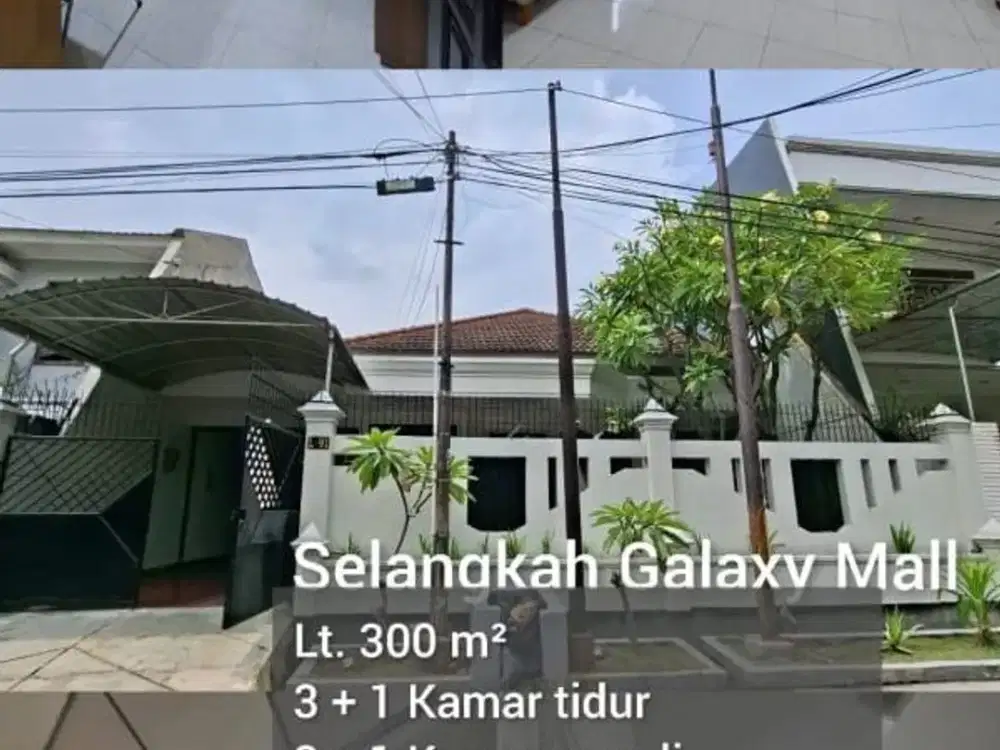 Rumah Dharmahusada Murahhh Nego, dekat Galaxy Mall Surabaya