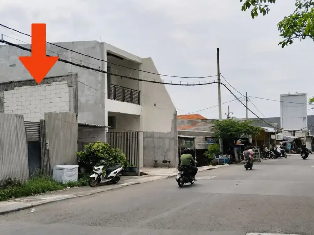 Termurah Harga Hitung Tanah - Ruko Raya Manukan Kulon Bangunan Setengah Jadi