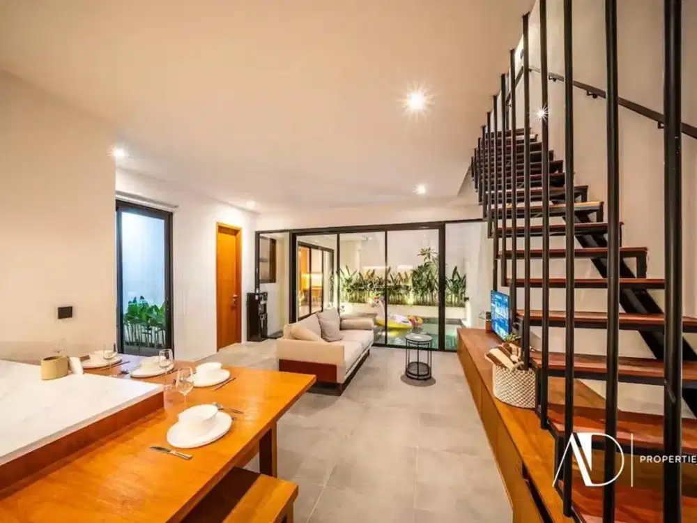 FREEHOLD | MODERN 3-BEDROOM VILLA WITH ROOFTOP RICE FIELD VIEWS - CANGGU - Thumbnail 5