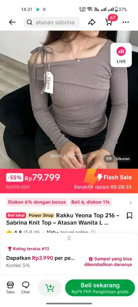 rajut knit tali pundak