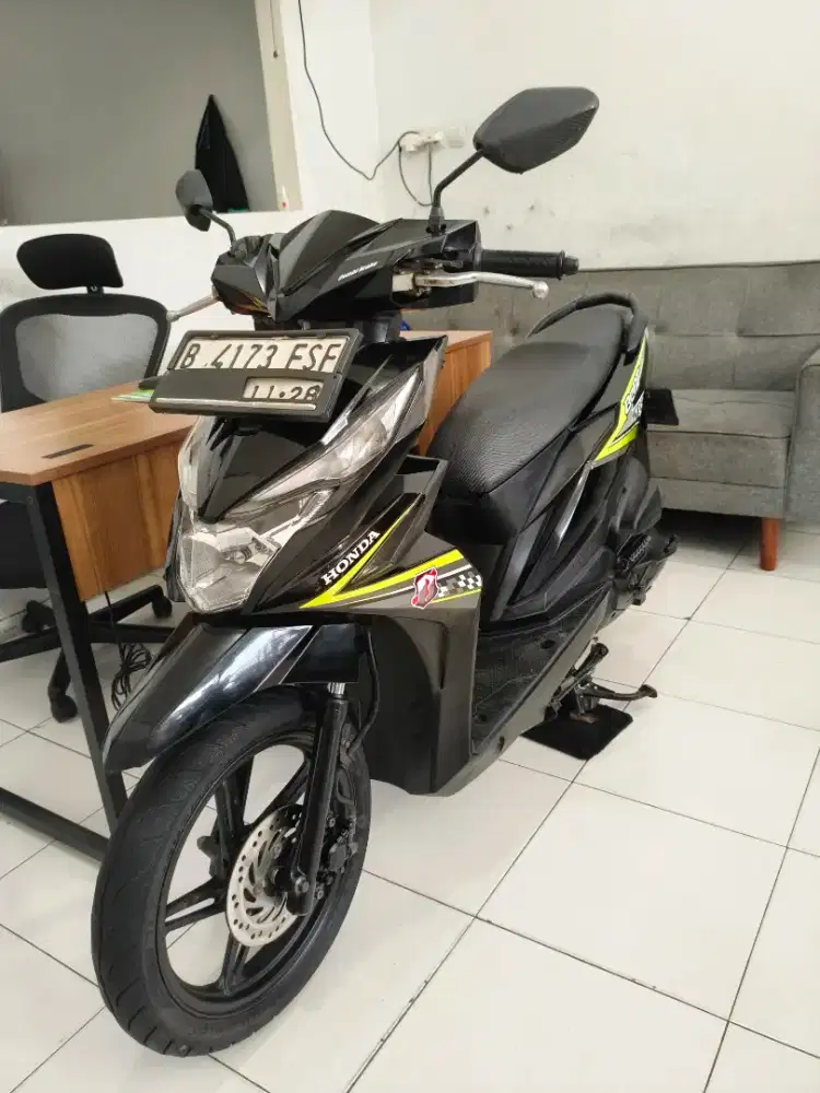 Honda Beat eco 110 thn 2018 ss lengkap pjk on