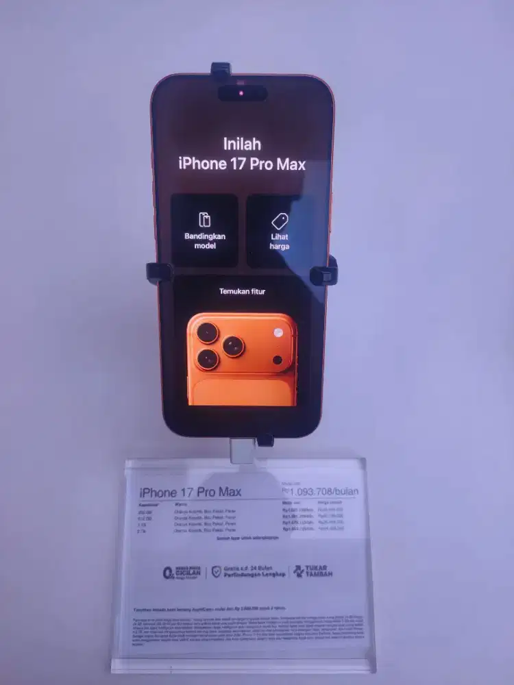 iPhone 17 Pro Max Garansi Human Error 24 Bulan