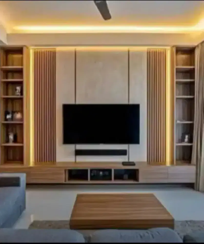 Backdrop tv minimalis