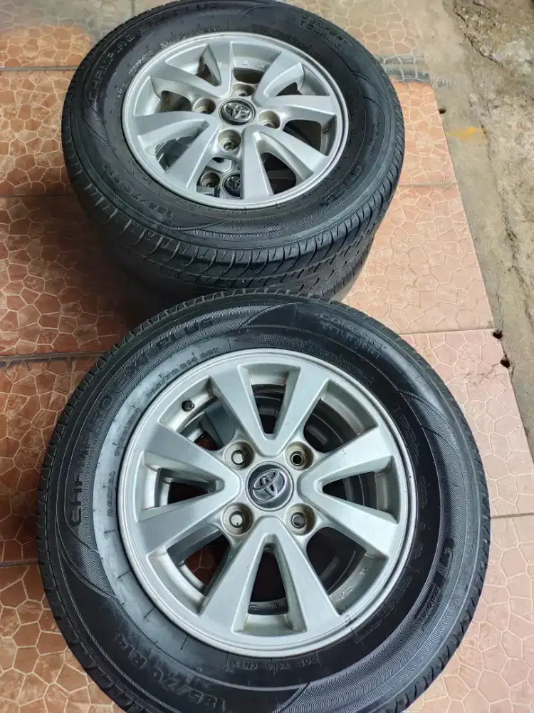 Velg OEM dan Ban Avanza G 2016 R14 Original