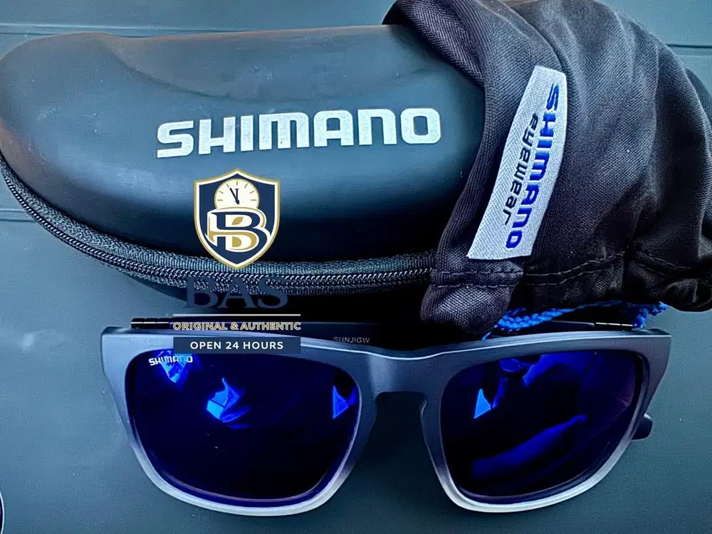 Kacamata Shimano Original Polarized Blue Lens Outdoor Fishing Cycling