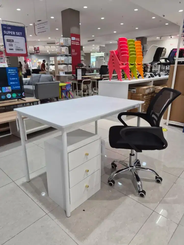 Set meja kerja murah