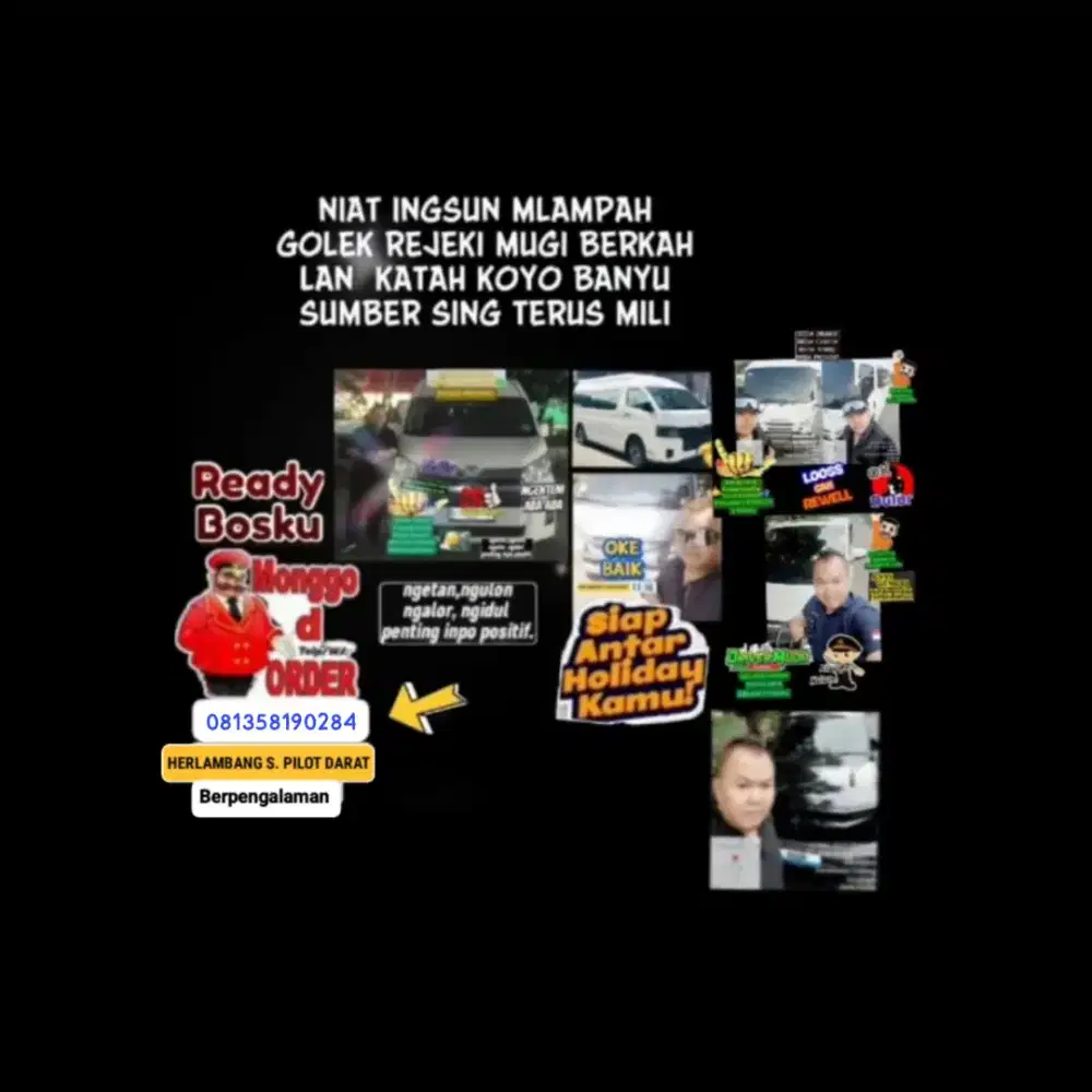 Butuh Kerjaan sebagai Driver FREELAND'AN bisa atau Driver Tetap