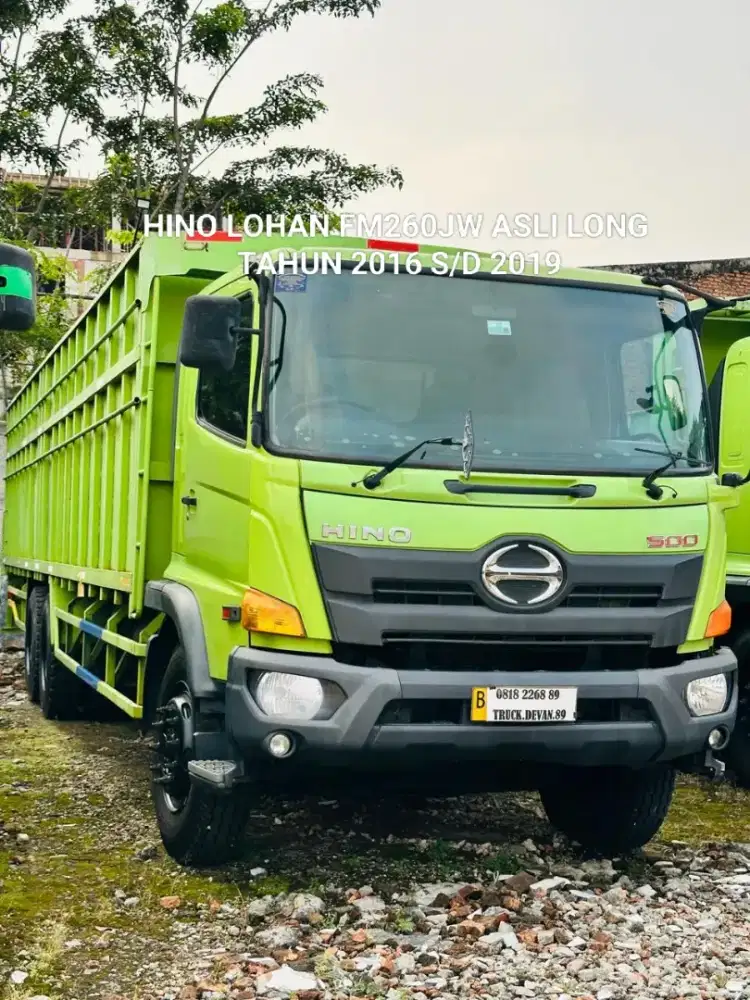 HINO LOHAN FM260JW ASLI LONG 6X4 BAK BESI TRONTON ISTIMEWA SEKALI