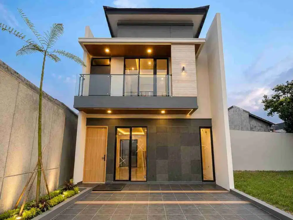 Rumah Baru Estetik di Meruyung - Fsad Mewah, Harga Bersahabat