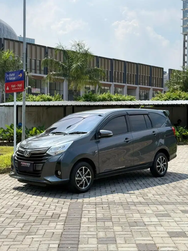Toyota Calya G AT NIK 2019 Abu Abu Km 104rb Sigra Agya