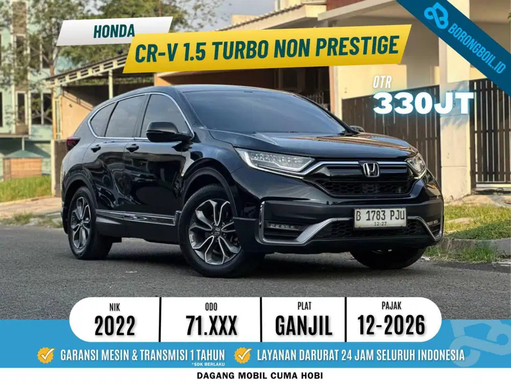 SIAP PAKAI! HONDA NEW CRV TURBO 1.5 Non Prestige AT 2022