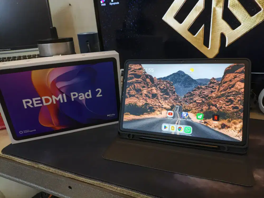 DIJUAL TABLET REDMI PAD 2 4/128 GB — MULUS, FULL SET, BONUS LENGKAP