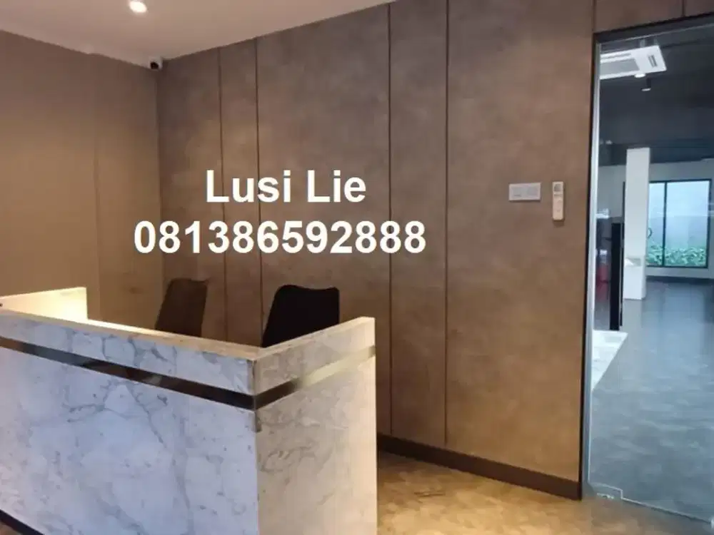 Rumah Pakubuwono Jaksel Pinggir Jln Raya renov rapi, Cck Utk Kantor