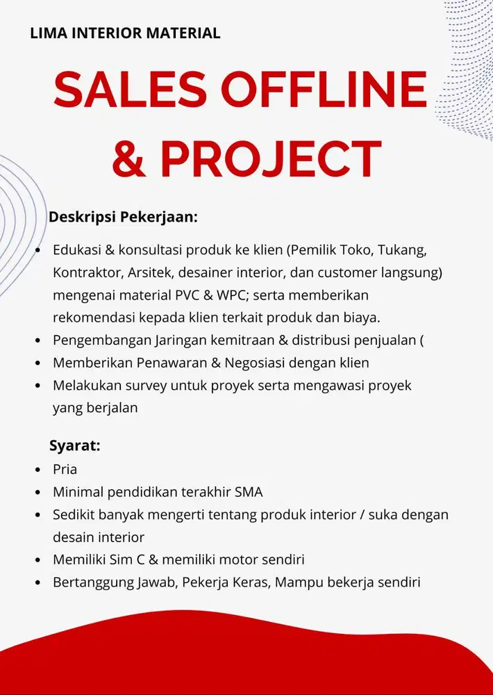 Sales Offline & Project