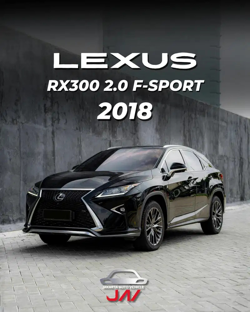 LEXUS RX300 2.0 F-SPORT 2018 / MINT CONDITION / LIKE NEW