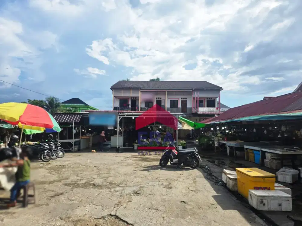 Ruko tepi jalan ampera, kota pontianak
