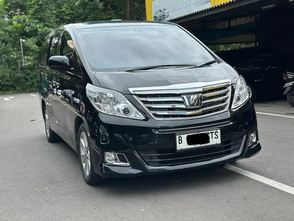 TOYOTA ALPHARD G ATPM 2014 HITAM DIJUAL CEPAT