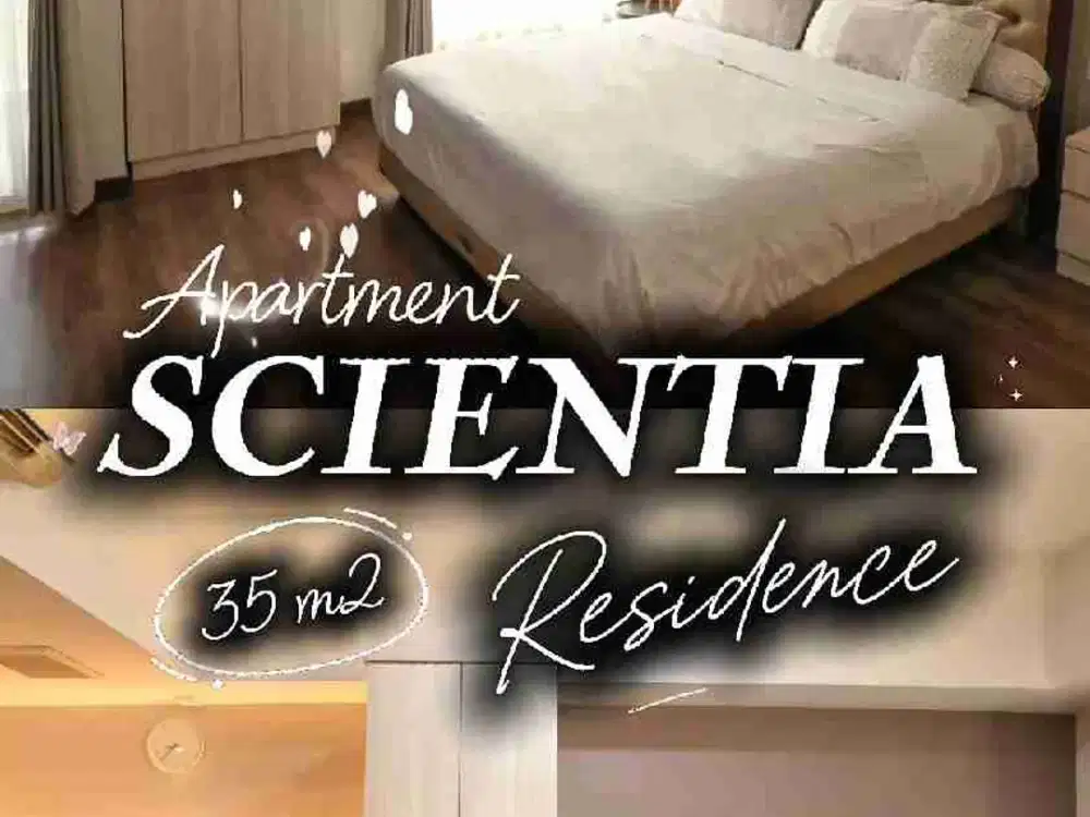 Disewakan apartment furnished siap huni di scientia gading serpong