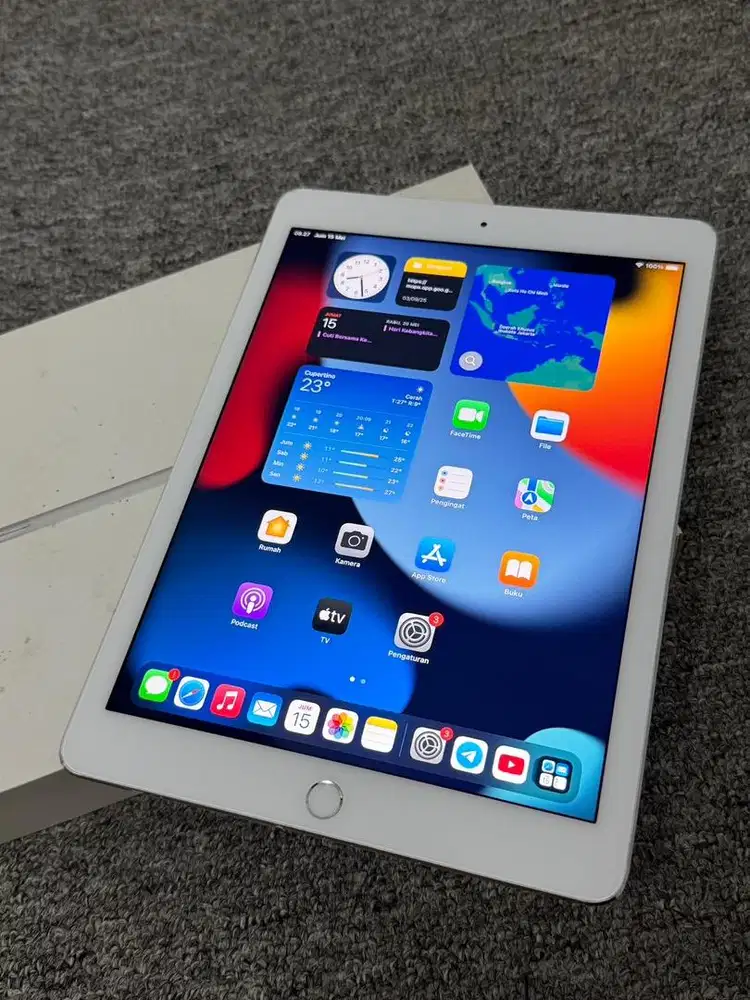 Ipad Air 2 WiFi 128gb Normal Jual Murah Siap Pakai Lengkap Mulus