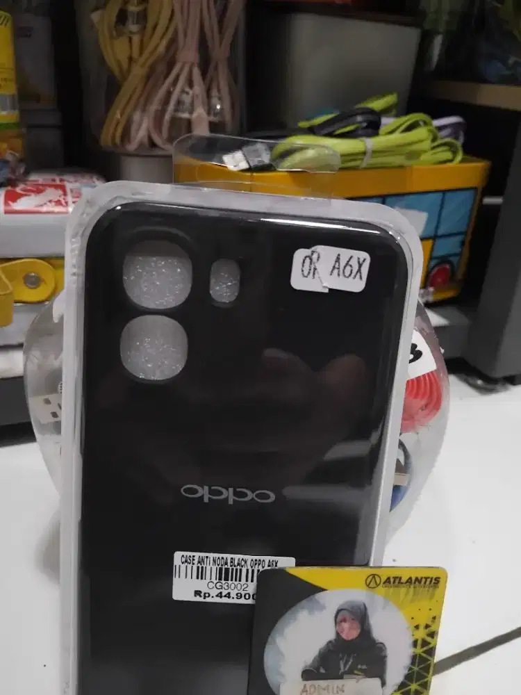 CASE ANTI NODA BLACK OPPO A6X | ATLANTIS DAHSYAT